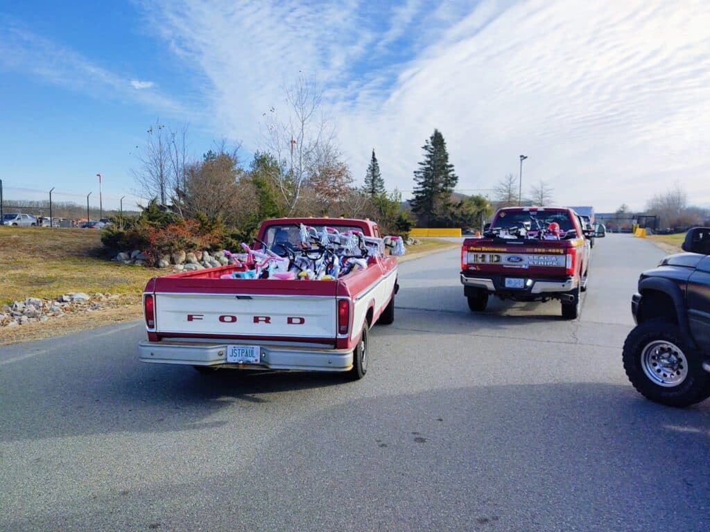 Trucks and bikes