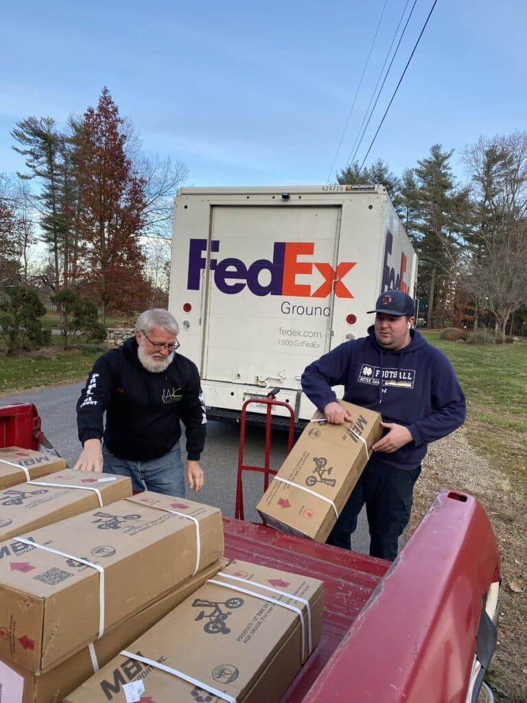 Bike delivery!