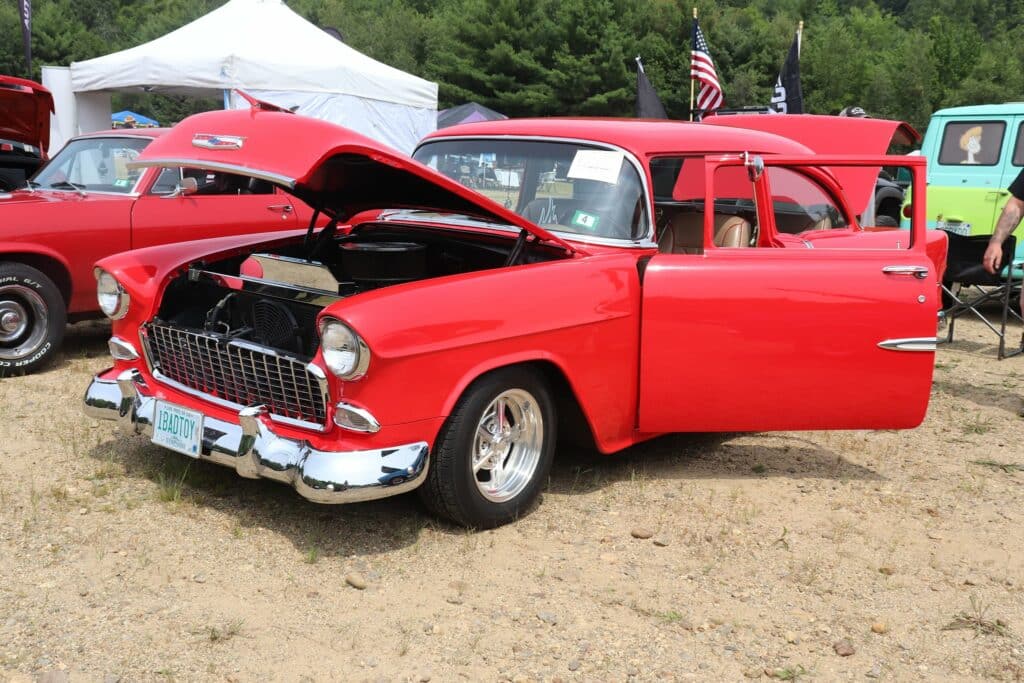 55 chevy bel air salute the troops car show 5