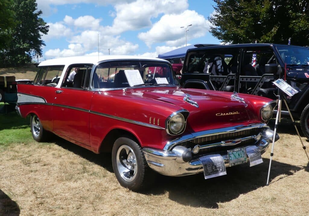 57 chevy nomad salute the troops car show 6