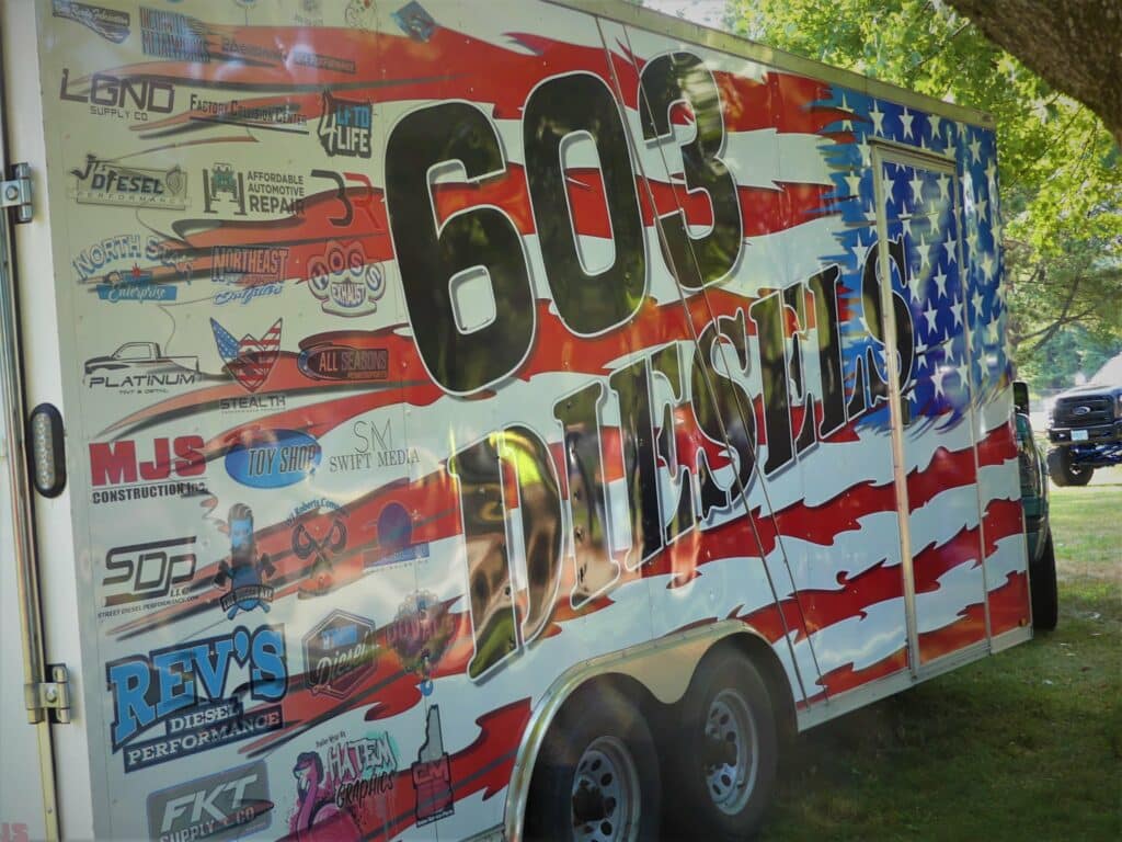 603 diesels trailer salute the troops car show 6