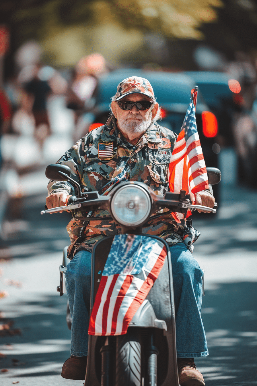 a person riding a motorcycle