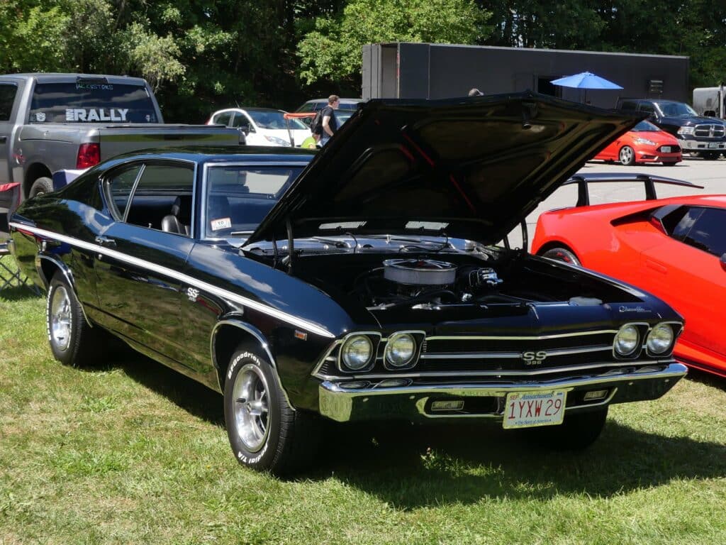 black chevelle 396 salute the troops car show 6