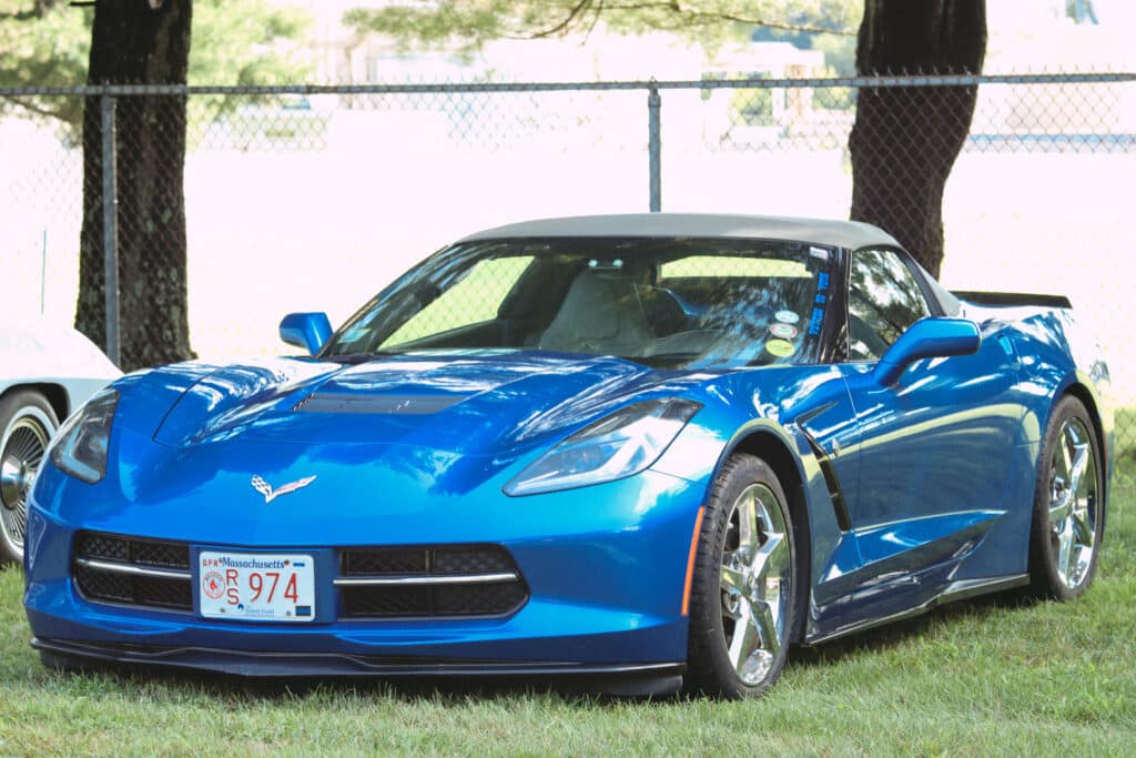 blue corvette salute the troops 7