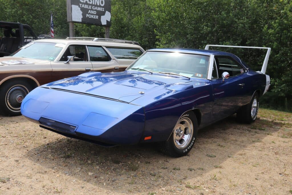 blue plymouth roadrunner salute the troops car show 5