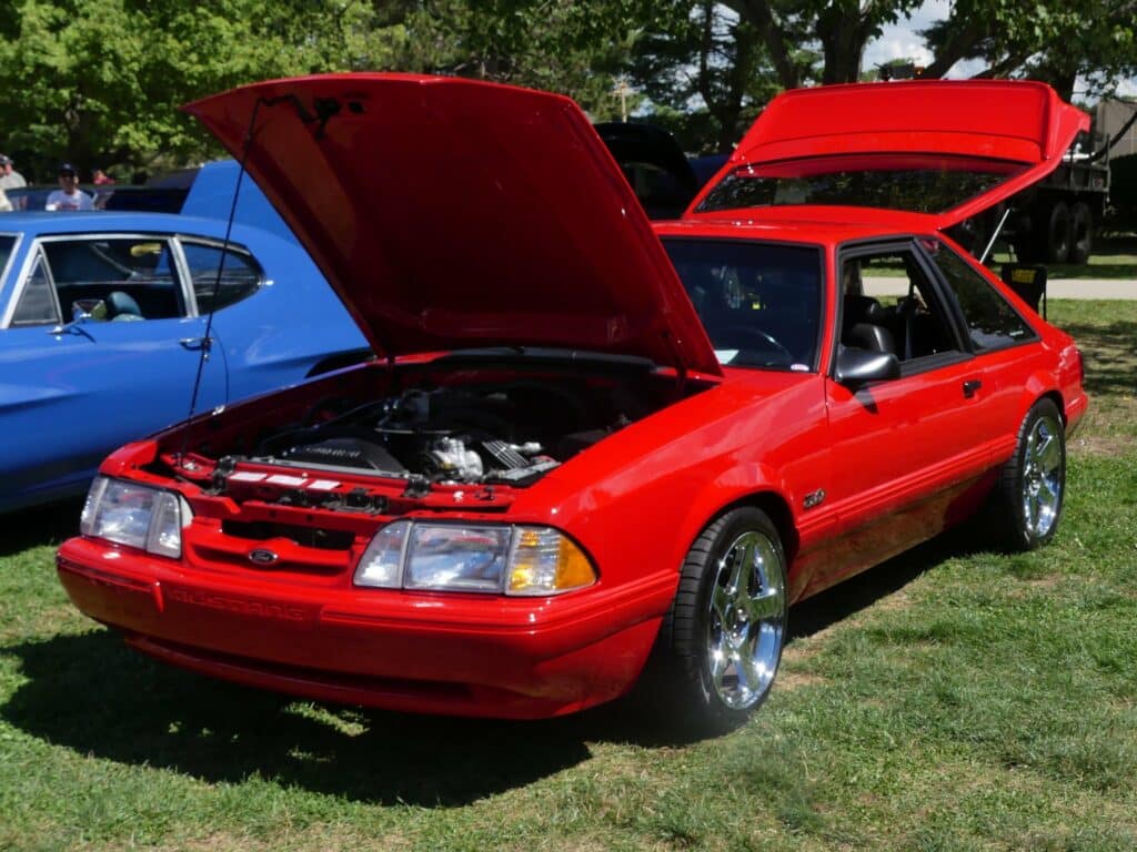 mustang fox body salute the troops car show 6