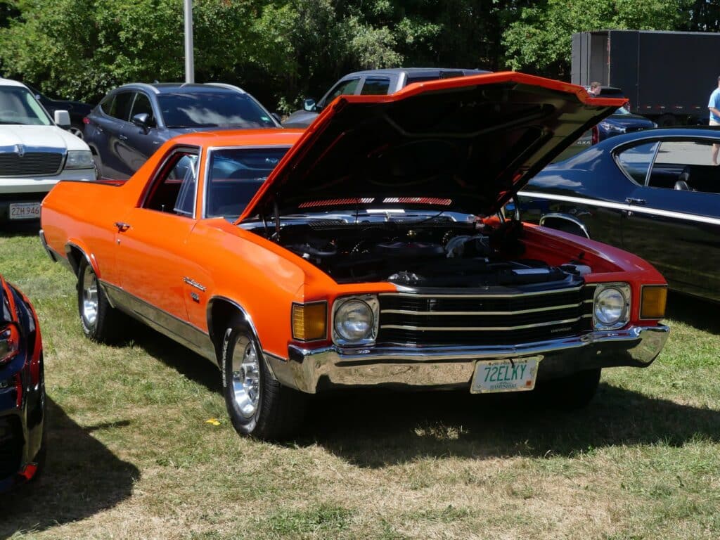 orange 72 elcamino salute the troops car show 6