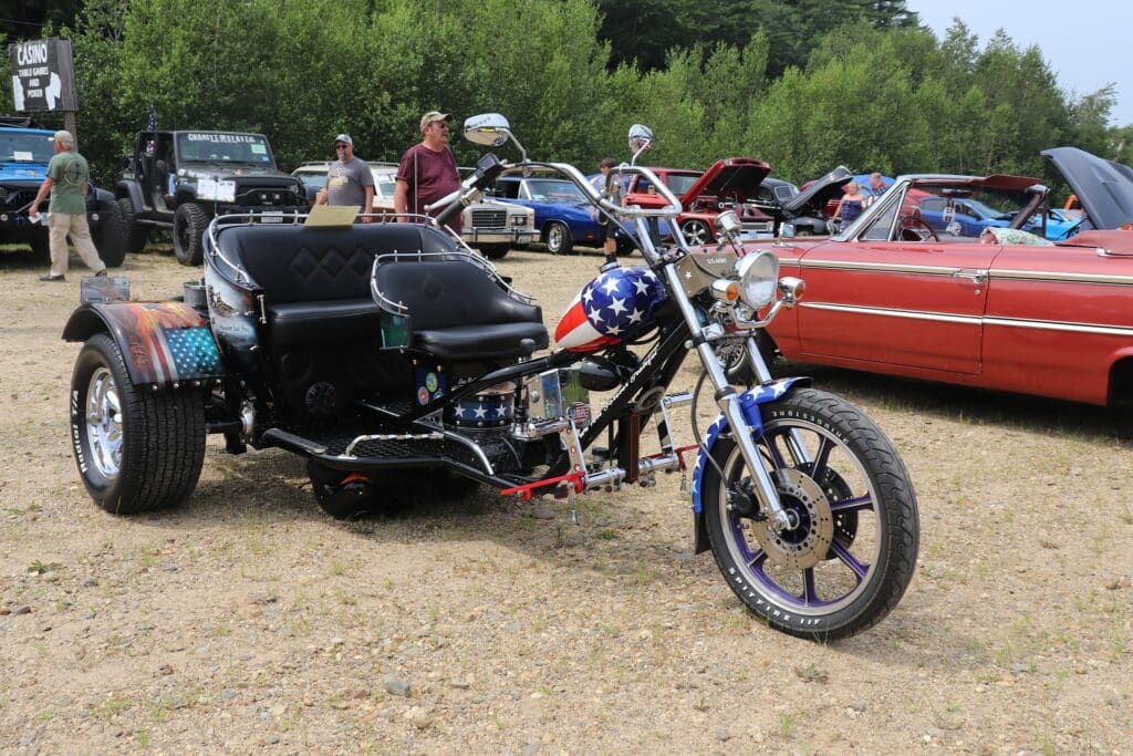 patriotic trike motorcycle salute the troops car show 5