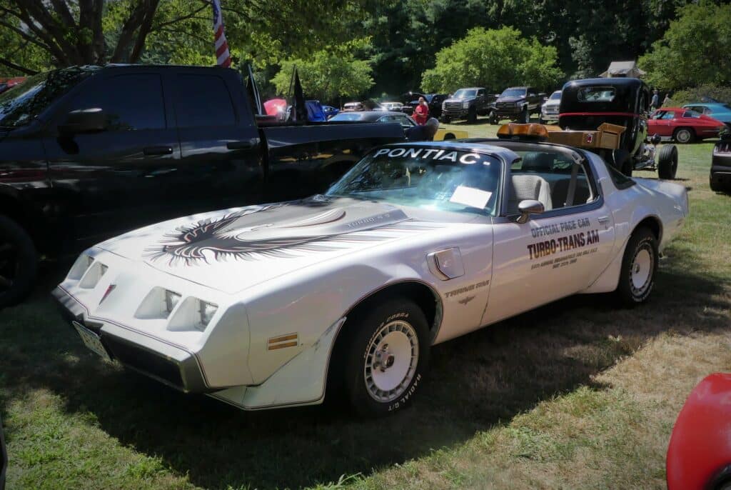 pontiac trans am official pace car salute the troops car show 6