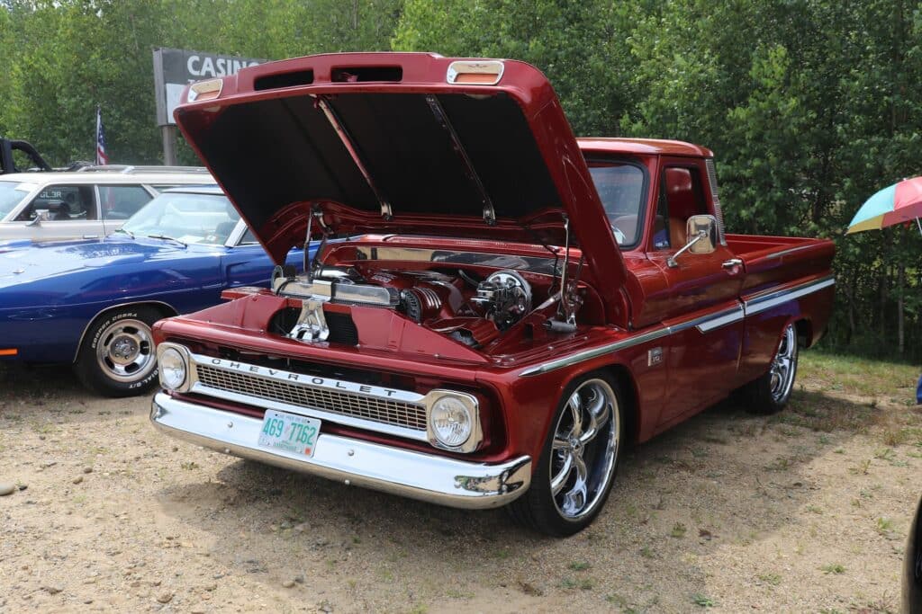 red c10 salute the troops car show 5