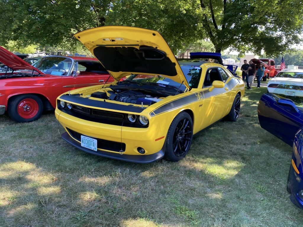 yellow charger 392 salute the troops car show 6