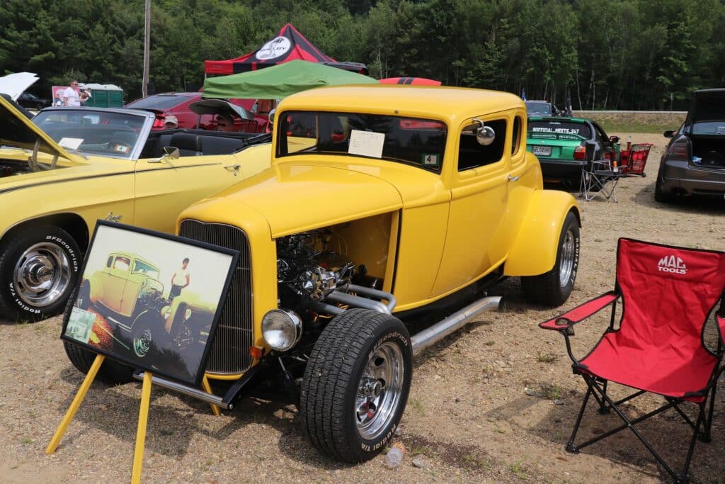 yellow hot rod salute the troops car show 5